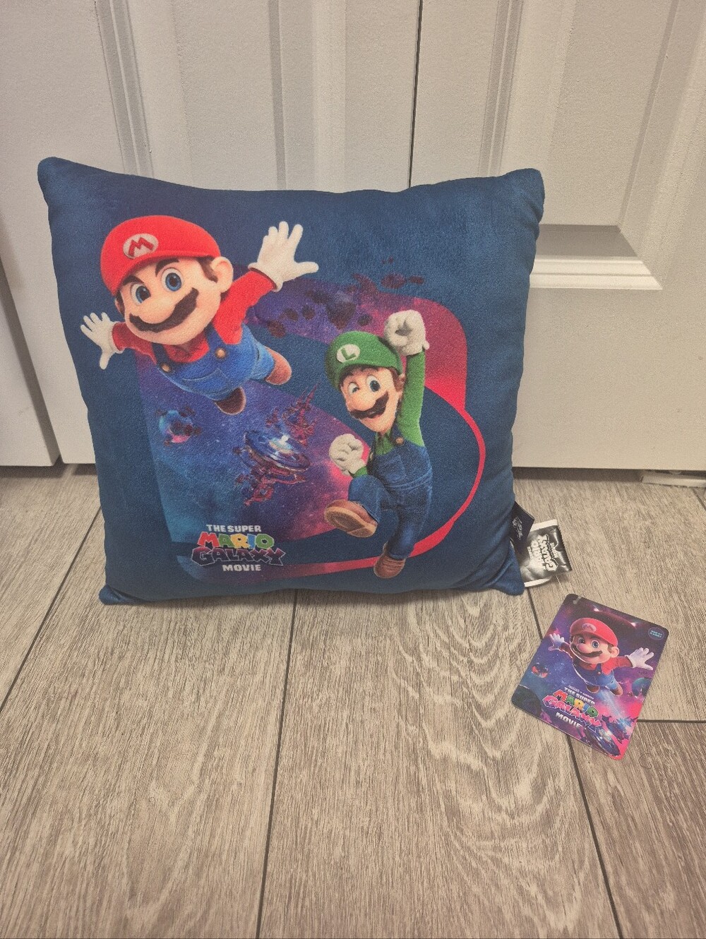 Officially Licensed Super Mario Galaxy Movie Pillow - 13 Inch Plush Comfort